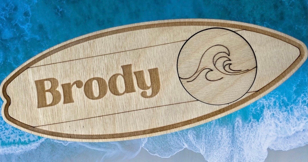 Baby Milestone Surfboard Baby Gift Baby Shower Newborn Gift Girl Baby Boy Surf Nursery