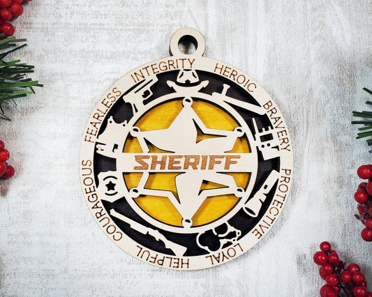 Sheriff Ornament Sheriff Award